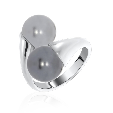 Купить оптом кольцо из серебра с жемчугами 1340240868-20 от Krasnoe