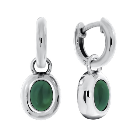 Купить оптом серьги из серебра с агатами 2340390366-60 от Krasnoe