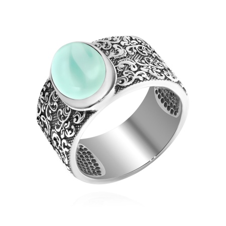 Купить оптом кольцо из серебра с агатом 1310391370-61 от Krasnoe