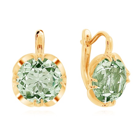 Купить оптом серьги из серебра с аметистами 2320061495-60 от Krasnoe