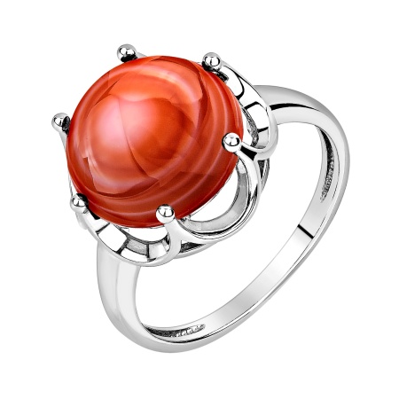 Купить оптом кольцо из серебра с сердоликом 1340685153 от Krasnoe