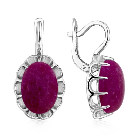 Купить оптом серьги из серебра с агатами 2340395094-37 от Krasnoe