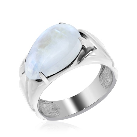 Купить оптом кольцо из серебра с лунным камнем 1340932367 от Krasnoe