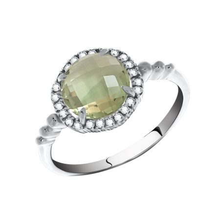 Купить оптом кольцо из серебра с фианитами 1340200249-68 от Krasnoe