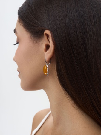 Купить оптом серьги из серебра с агатами 2340395064-50 от Krasnoe