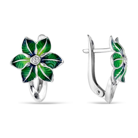 Купить оптом серьги из серебра без вставок 3627010316-1 от Krasnoe