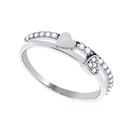 Купить оптом кольцо из серебра с фианитами 1340201560л от Krasnoe