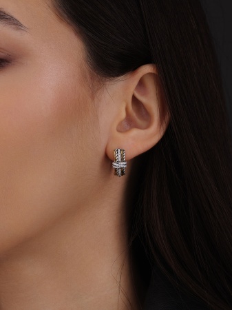 Купить оптом серьги из серебра с фианитами 2317205450л от Krasnoe