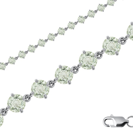 Купить оптом браслет из серебра с фианитами 4340200667-19-68 от Krasnoe