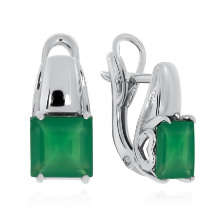 Купить оптом серьги из серебра с агатами 2340391533-60 от Krasnoe