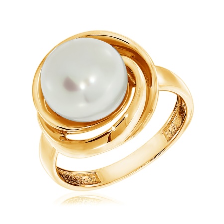 Купить оптом кольцо из серебра с жемчугами 1320050843-1 от Krasnoe