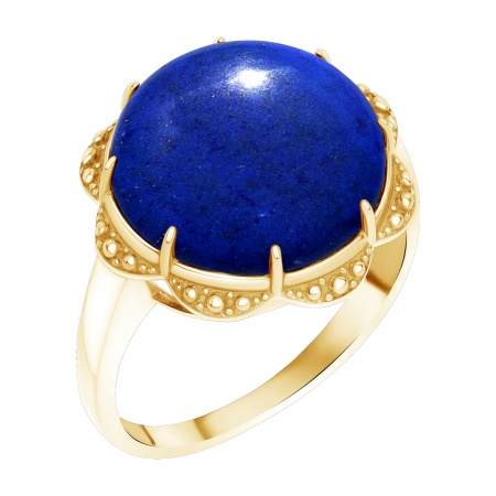 Купить оптом кольцо из серебра с лазуритом 1320475792 от Krasnoe