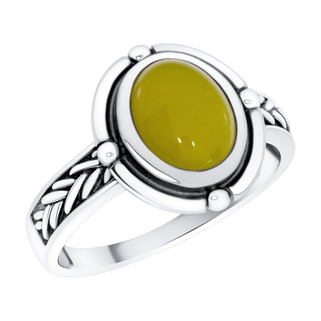 Купить оптом кольцо из серебра с агатом 1310395768-50 от Krasnoe
