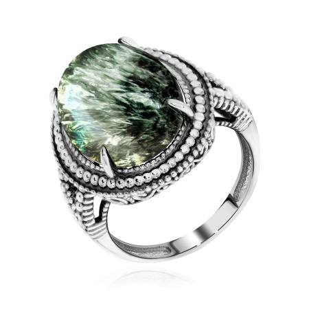 Купить оптом кольцо из серебра с серафинитом 1340920963 от Krasnoe