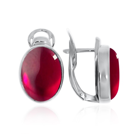 Купить оптом серьги из серебра с агатами 2340390932-37 от Krasnoe