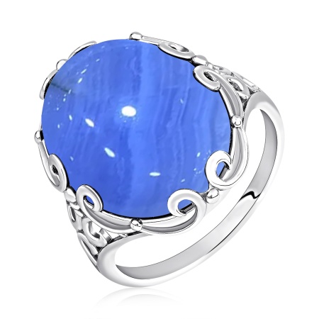 Купить оптом кольцо из серебра с агатом 1340395048-84 от Krasnoe