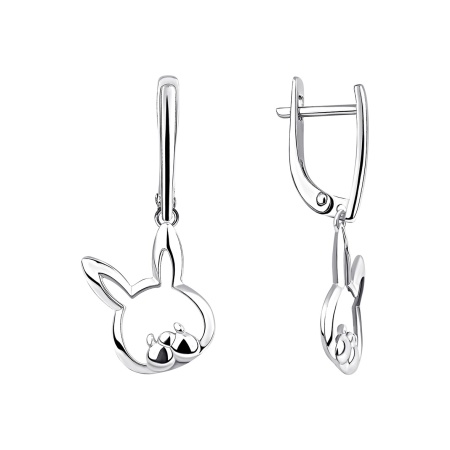 Купить оптом серьги из серебра без вставок 2340405211 от Krasnoe