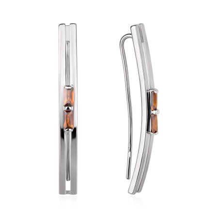 Купить оптом серьги из серебра с фианитами 2340206475-31 от Krasnoe