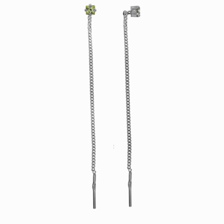 Купить оптом серьги из серебра с фианитами 2340204071-1-65 от Krasnoe