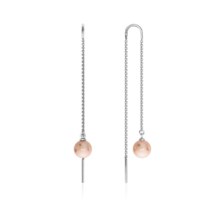 Купить оптом серьги из серебра с жемчугами 2340240718-30 от Krasnoe