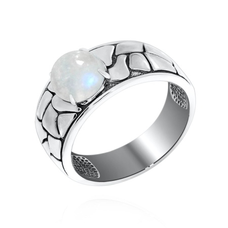 Купить оптом кольцо из серебра с лунным камнем 1310931753 от Krasnoe