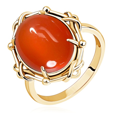 Купить оптом кольцо из серебра с сердоликом 1318685098 от Krasnoe