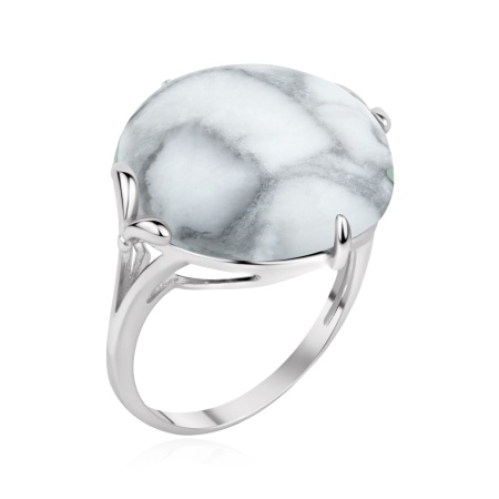 Купить оптом кольцо из серебра с кахолонгом 1340К06640 от Krasnoe