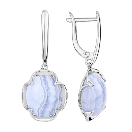 Купить оптом серьги из серебра с агатами 2340391943-1-84 от Krasnoe