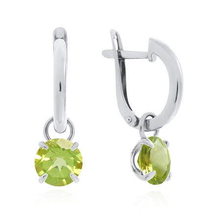 Купить оптом серьги из серебра с ситаллами 2340881784-65 от Krasnoe