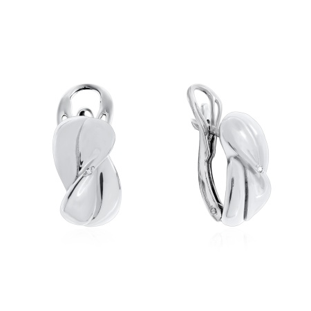 Купить оптом серьги из серебра с фианитами 2340200593 от Krasnoe