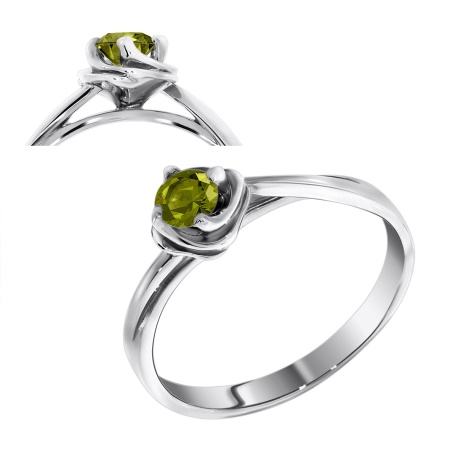 Купить оптом кольцо из серебра с фианитом 1340200058-57 от Krasnoe