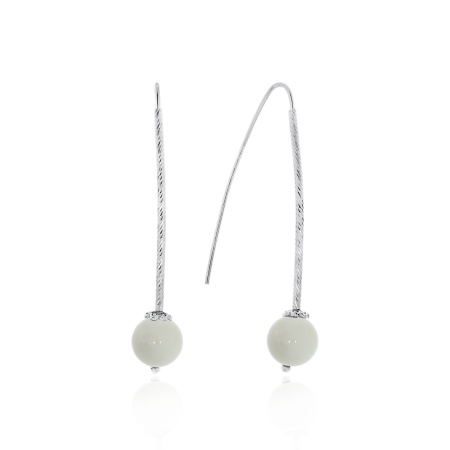 Купить оптом серьги из серебра с опалами 2340341070 от Krasnoe