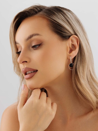 Купить оптом серьги из серебра с агатами 2340391026-20 от Krasnoe