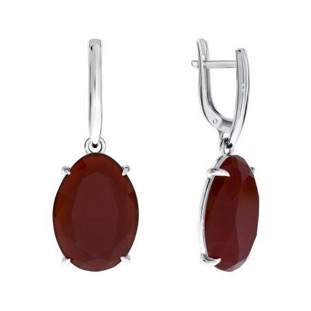 Купить оптом серьги из серебра с агатами 2340390505-40 от Krasnoe