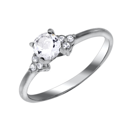 Купить оптом кольцо из серебра с фианитами 1340200212 от Krasnoe