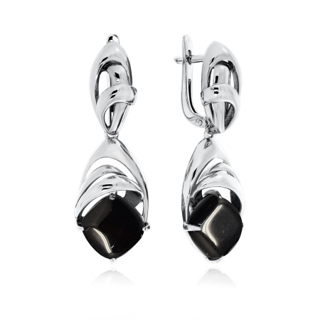 Купить оптом серьги из серебра с агатами 2340390952-20 от Krasnoe