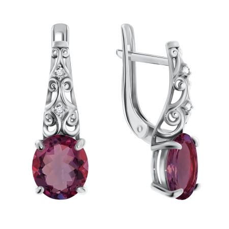 Купить оптом серьги из серебра с фианитами 2340200122-33 от Krasnoe