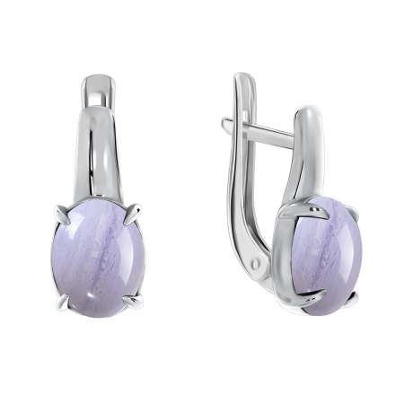 Купить оптом серьги из серебра с агатами 2340390369-84 от Krasnoe