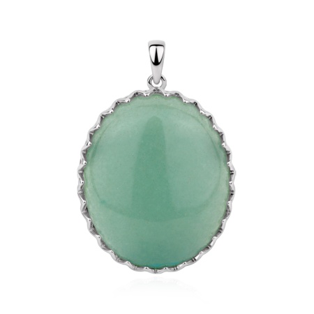 Купить оптом подвеска из серебра с авантюрином 3340366634-1-60 от Krasnoe