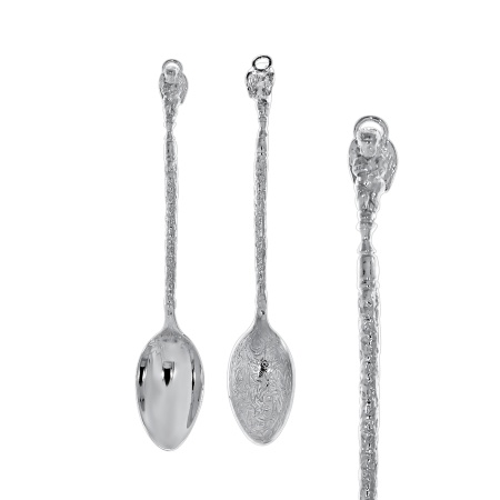 Купить оптом православная ложка из серебра без вставок 9340400290 от Krasnoe