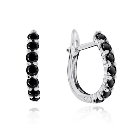 Купить оптом серьги из серебра с фианитами 2340201319-20 от Krasnoe