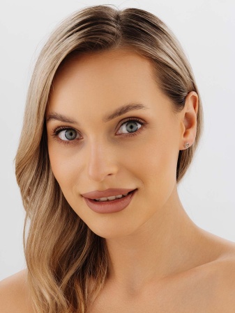 Купить оптом пусеты из серебра без вставок 2340402139 от Krasnoe