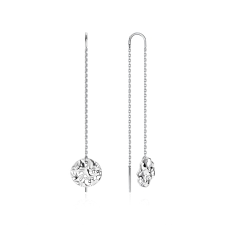 Купить оптом серьги из серебра без вставок 2340405665-9 от Krasnoe