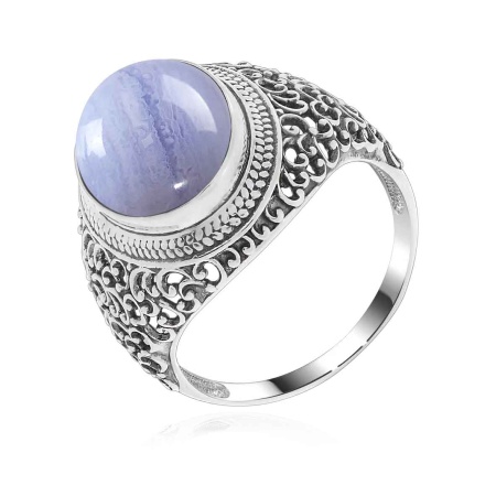 Купить оптом кольцо из серебра с агатом 1310390927-84 от Krasnoe