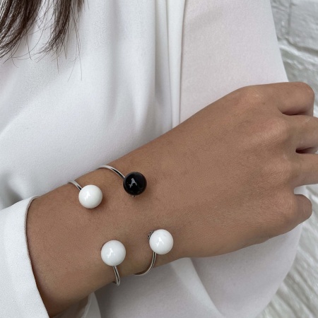 Купить оптом браслет из серебра с агатом 4340390868-10 от Krasnoe