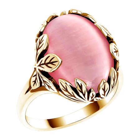 Купить оптом кольцо из серебра с кошачий глазом 1320265717-30 от Krasnoe