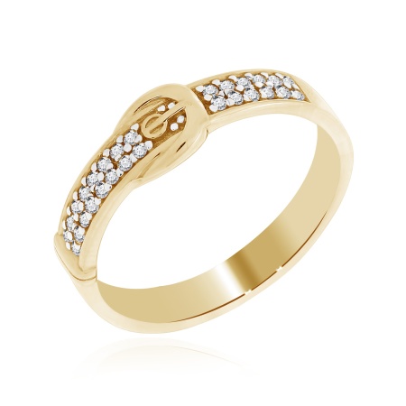 Купить оптом кольцо из серебра с фианитами 1329201559л от Krasnoe