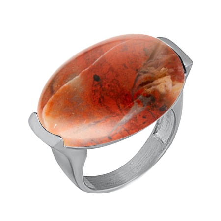 Купить оптом кольцо из серебра с яшмой 3307003416-40 от Krasnoe