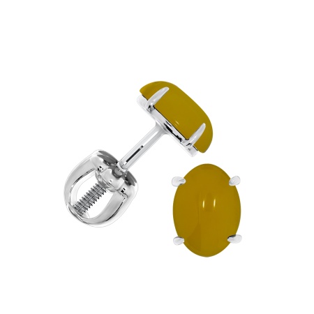 Купить оптом пусеты из серебра с агатами 2340392320-50 от Krasnoe