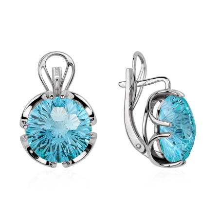 Купить оптом серьги из серебра с фианитами 2340206383-1-70 от Krasnoe